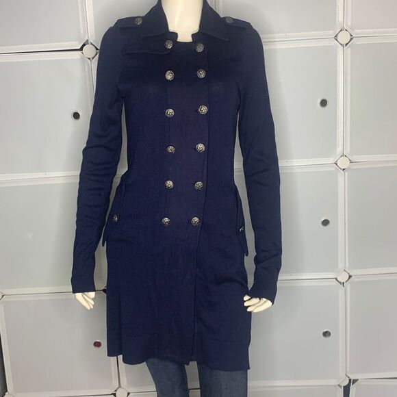 Free People Double Breasted Military Cardigan Size Small - Picture 1 of 9